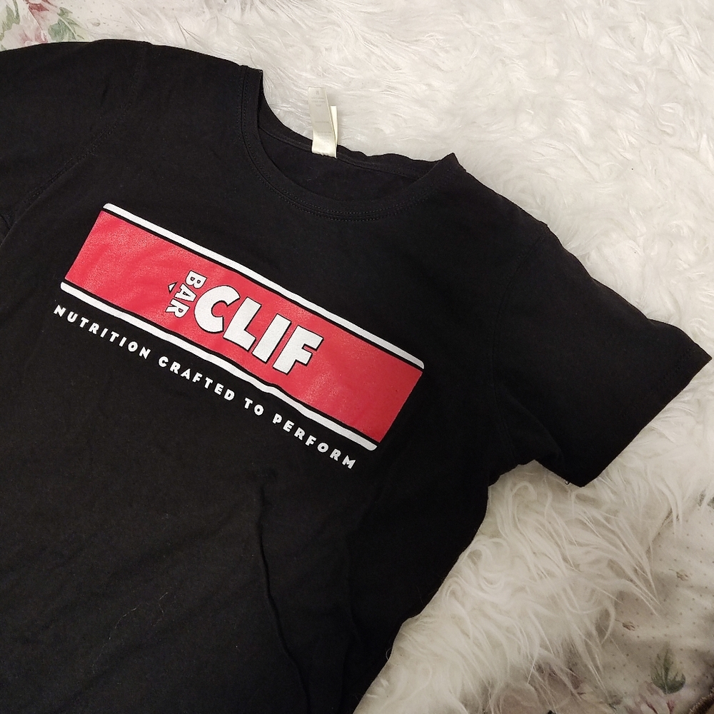Clif bar 100% organic cotton tshirt